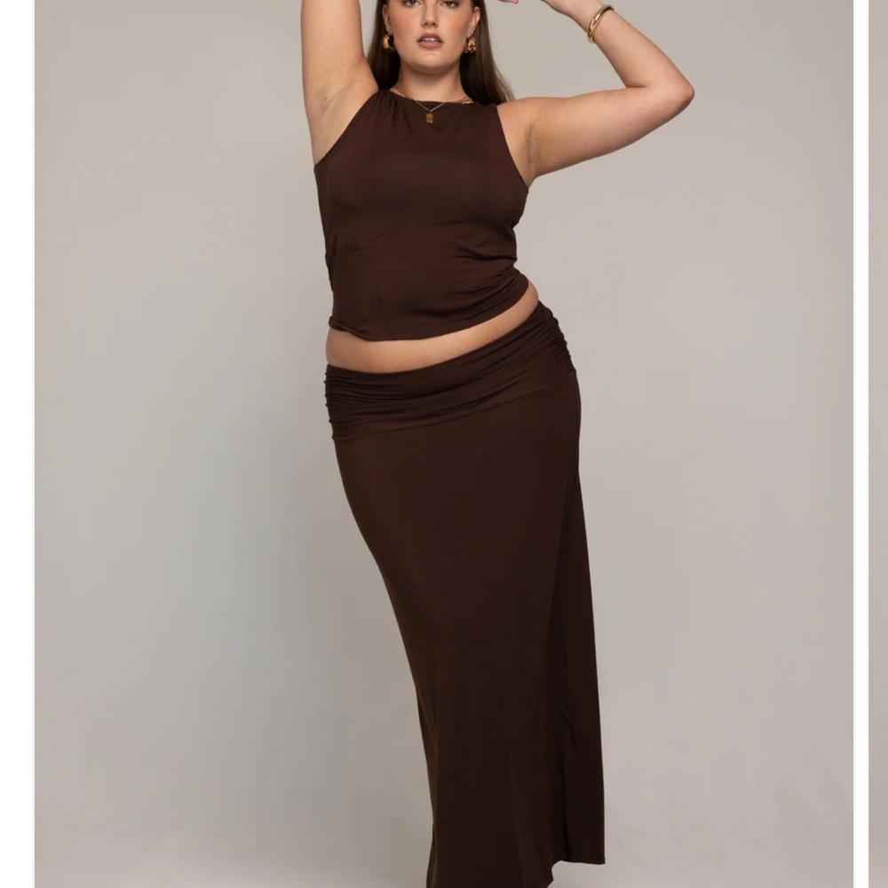 GIA/irl Valentina Skirt Chocolate